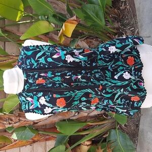 Kate Spade Jardin Poplin Peplum top extra small